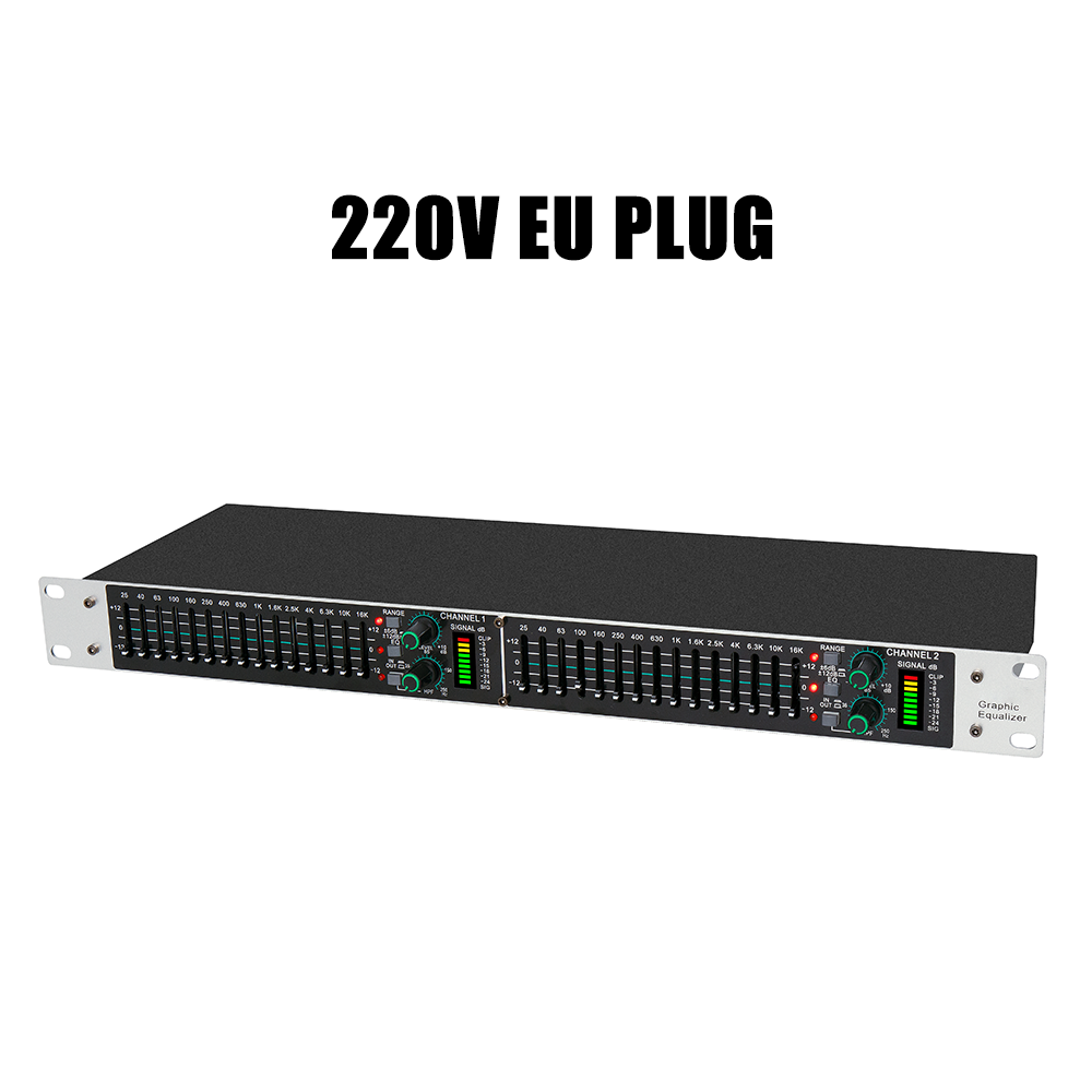 Audio Music Mixer - Ecualizador Gráfico Dual de 15 Bandas