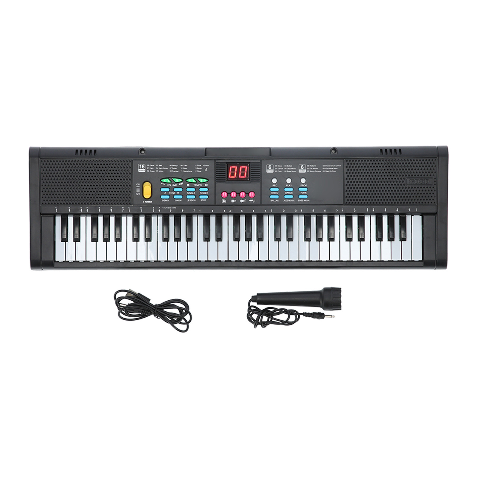 Keyboard Piano 61 Key - Piano de Teclado para Niños, Instrumento