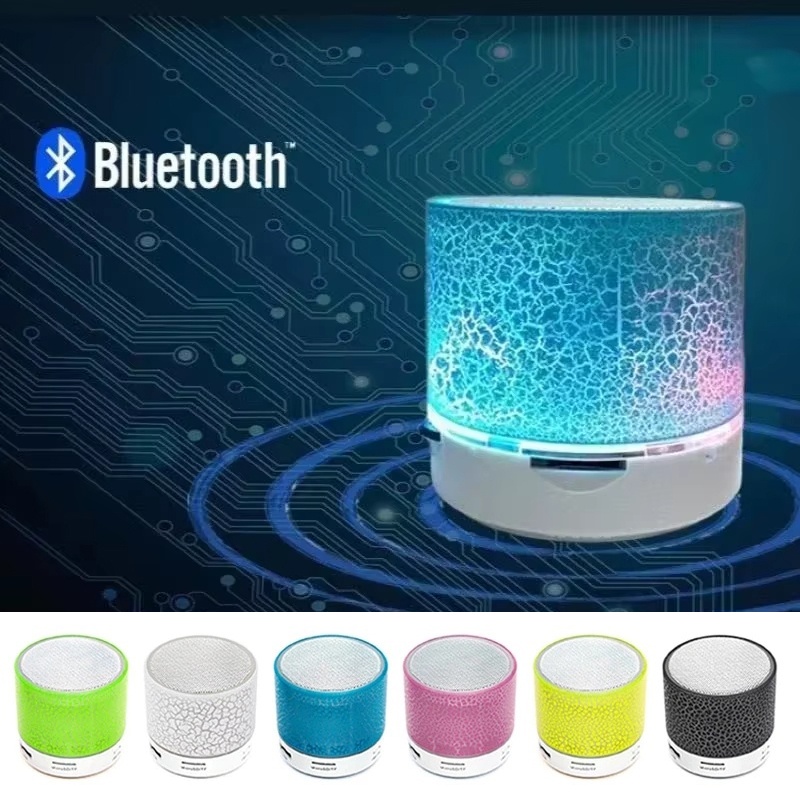 Audio Music Mp3 - Mini Altavoz Bluetooth inalámbrico, soporte LED