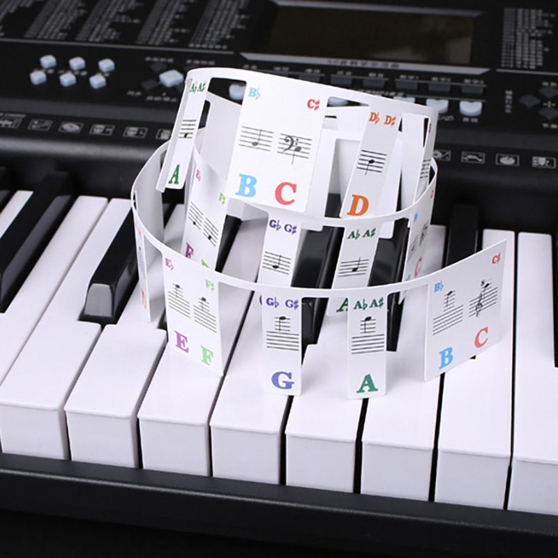 Keyboard Piano 61 Key - Pegatinas para teclado de piano 88/61
