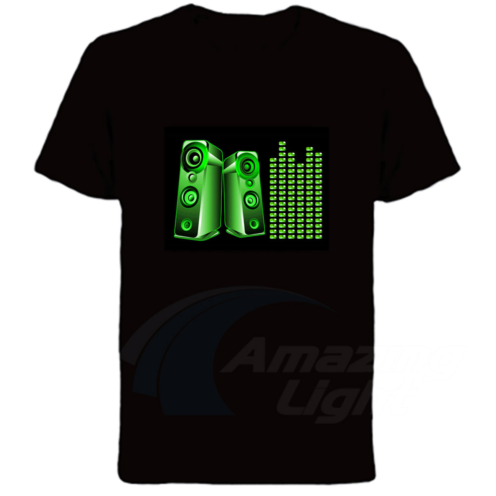 Audio Music Mixer - Camiseta LED activada por sonido EL