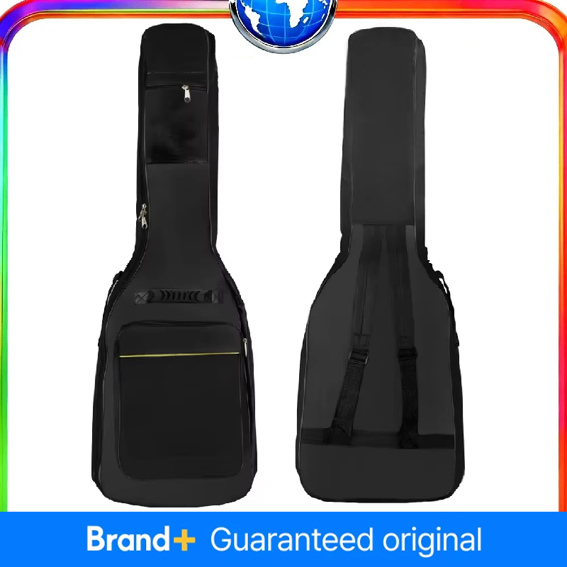 Guitar Strap Padded - Bolsa negra para guitarra eléctrica, funda