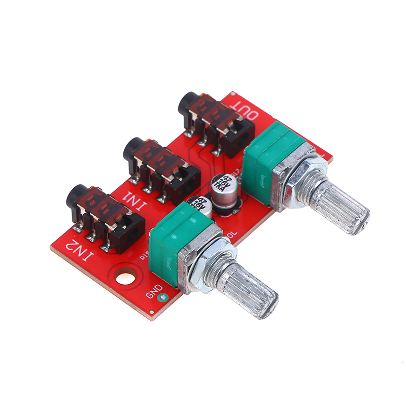 Audio Music Mixer - Mezclador de Audio Pasivo Estéreo de