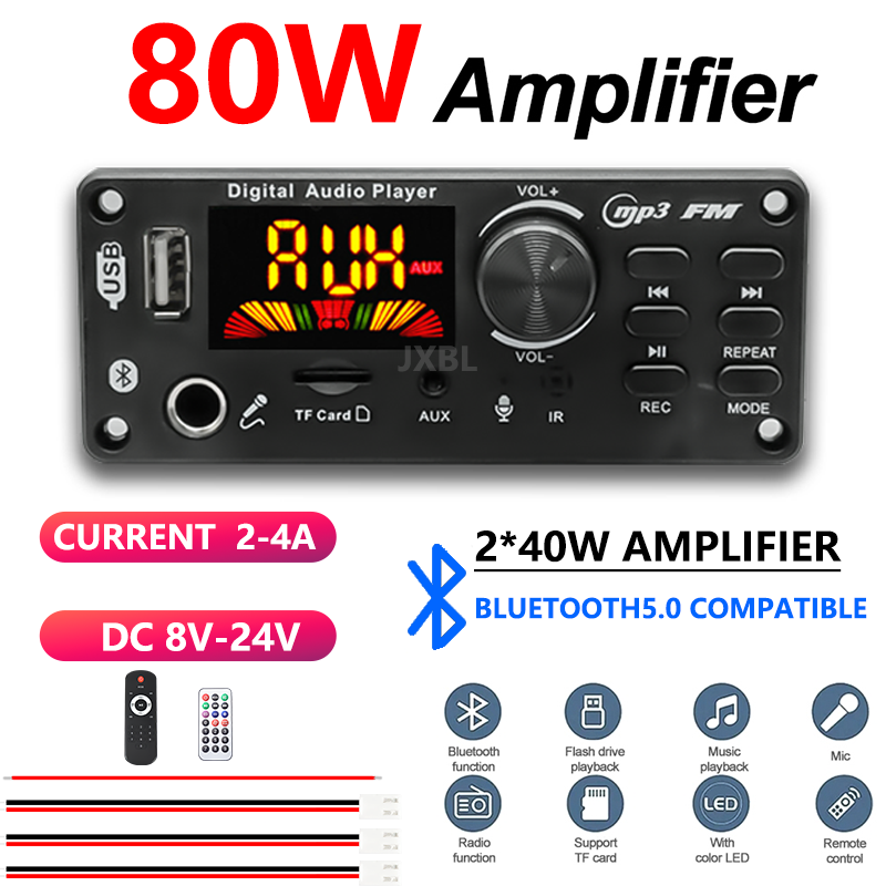 Audio Music Mp3 - Placa Decodificadora MP3 Bluetooth 5.0 de
