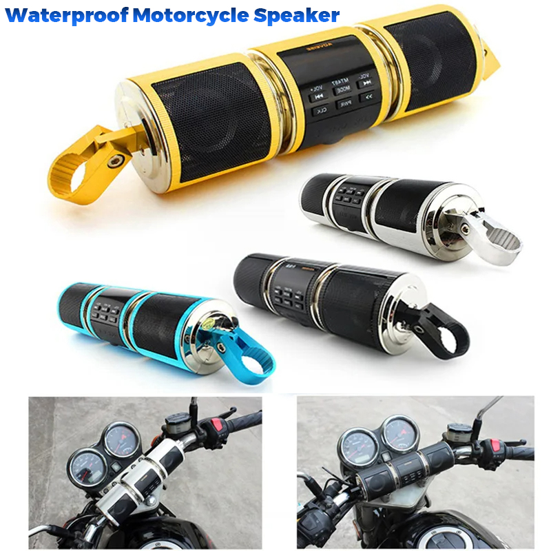 Audio Music Mp3 - Audio para motocicleta, Radio FM, AUX,
