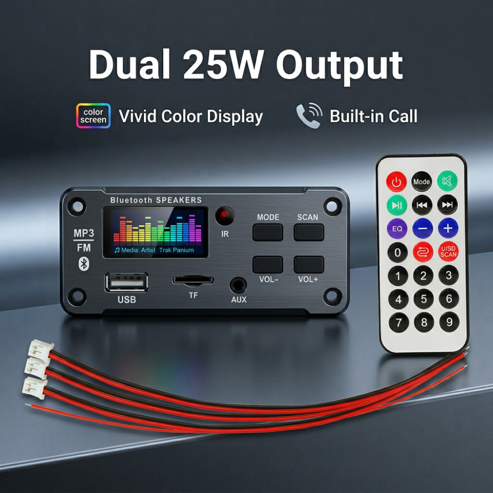 Audio Music Mp3 - Amplificador de 50W con Bluetooth, Reproductor