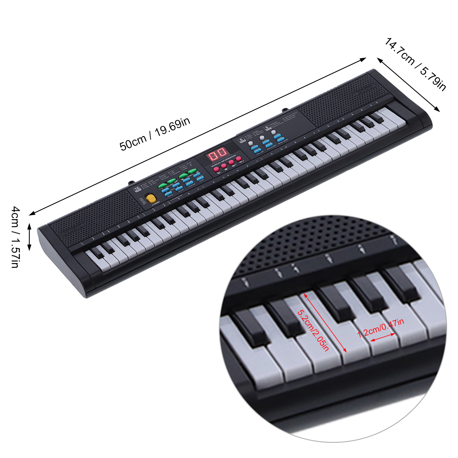 Piano de Teclado para Niños, I - Keyboard Piano 61 Key reseña y precio