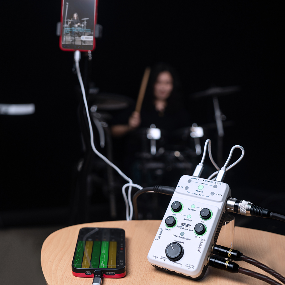 Mezclador de Audio JOYO MOMIX  - Audio Music Mixer reseña y precio