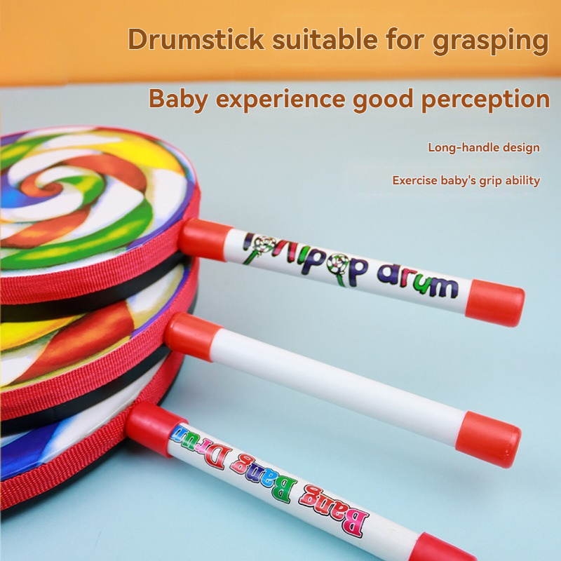 Tambor de mano educativo para  - Audio Music Lollipop reseña y precio