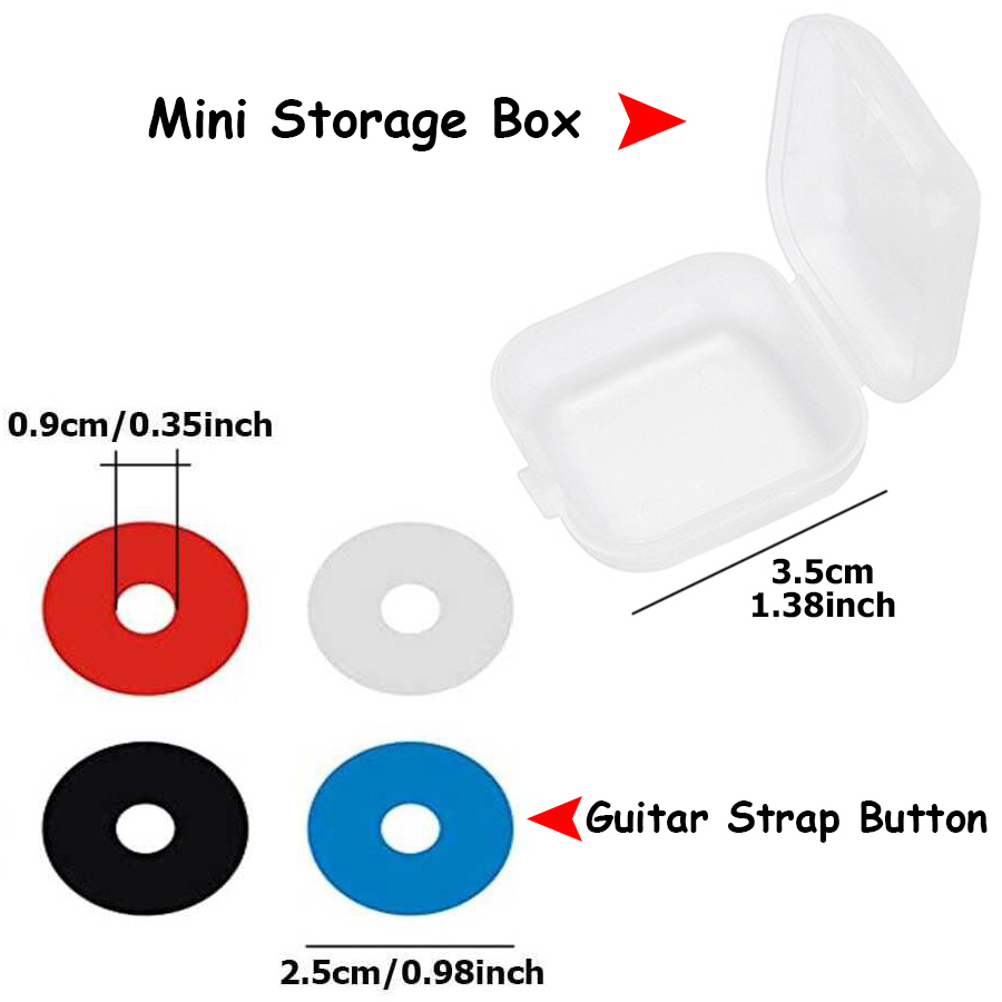 10 botones de silicona para co - Guitar Strap Padded reseña y precio