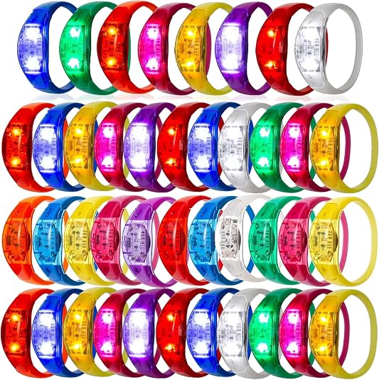 20 pulseras con luces que se a - Audio Music Com reseña y precio