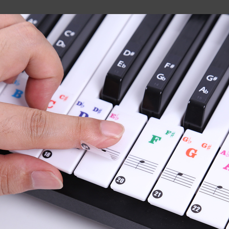 Pegatinas Transparentes para T - Keyboard Piano 61 Key reseña y precio