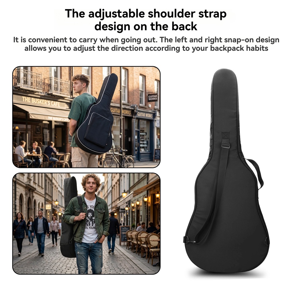 Estuche de Transporte para Gui - Guitar Strap Padded reseña y precio