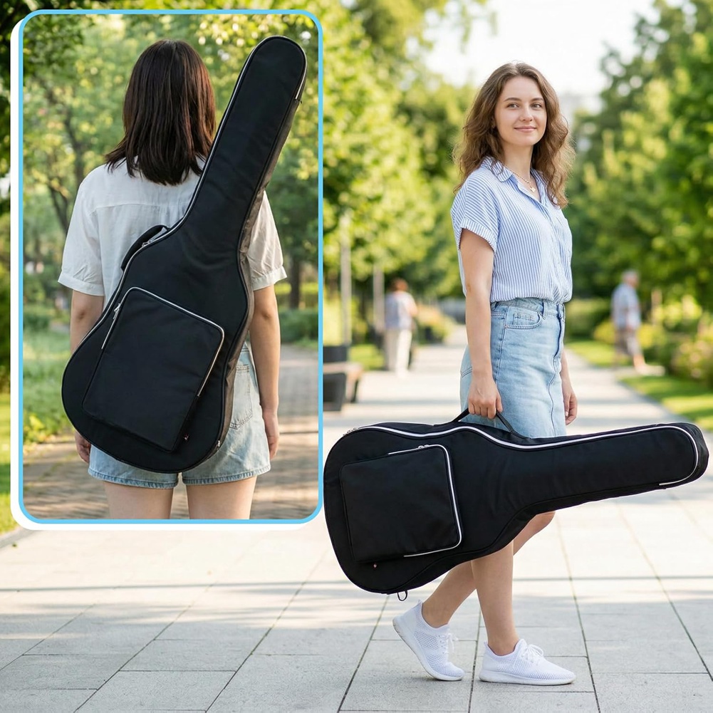 Estuche de Transporte para Gui - Guitar Strap Padded reseña y precio