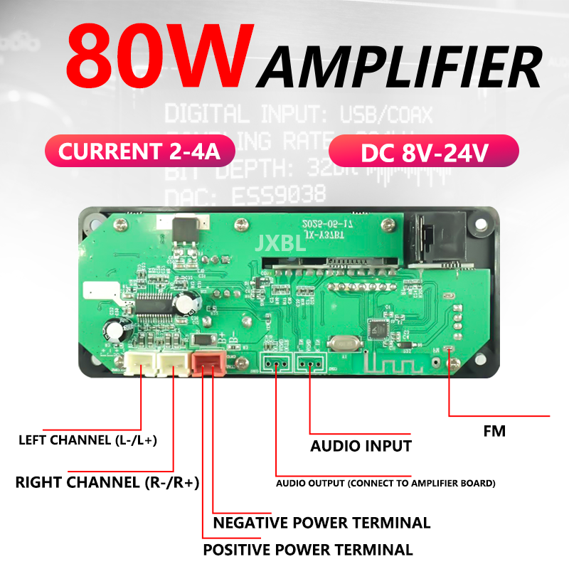 Placa Decodificadora MP3 Bluet - Audio Music Mp3 reseña y precio
