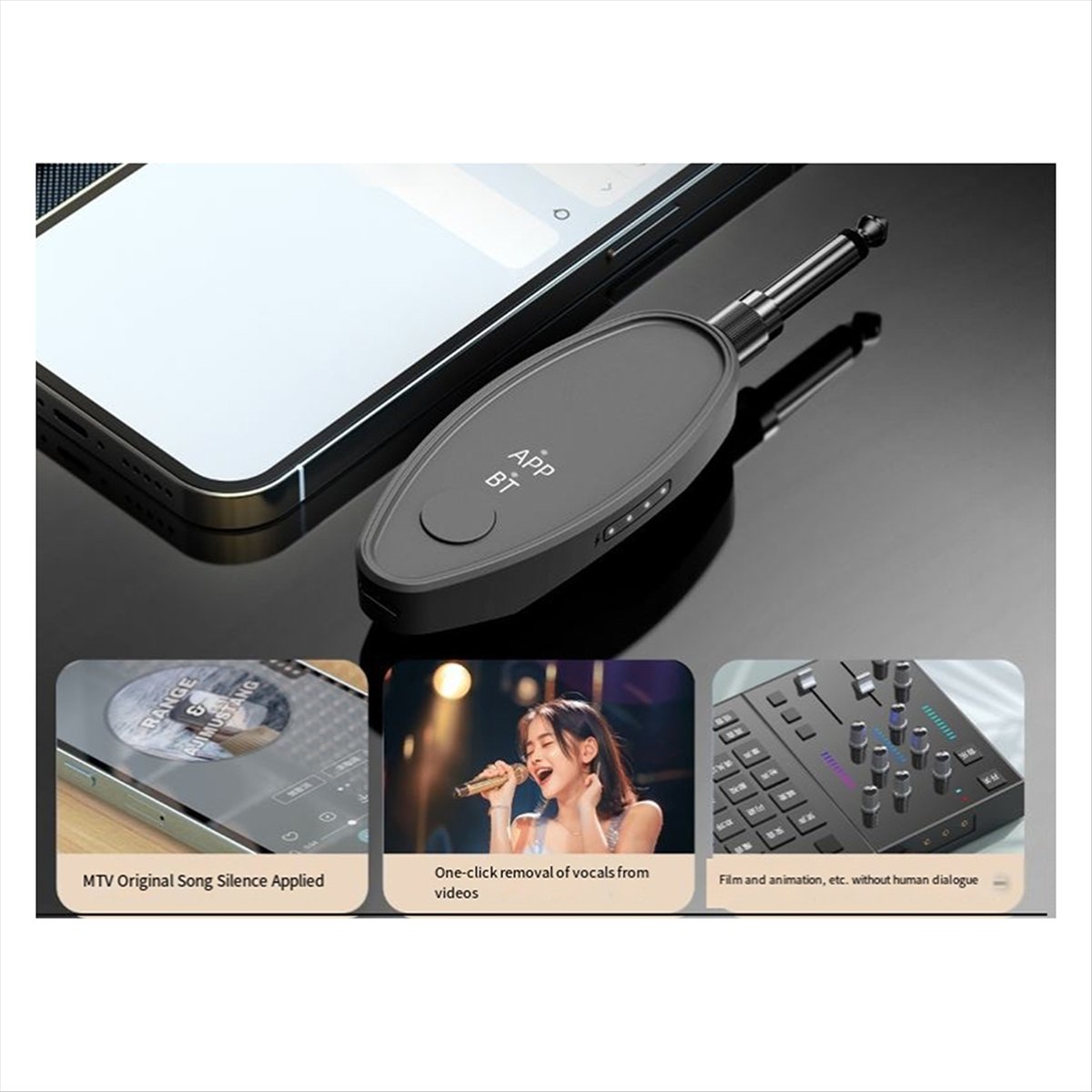 Adaptador receptor de Audio pu - Audio Music Vocal Remover reseña y precio