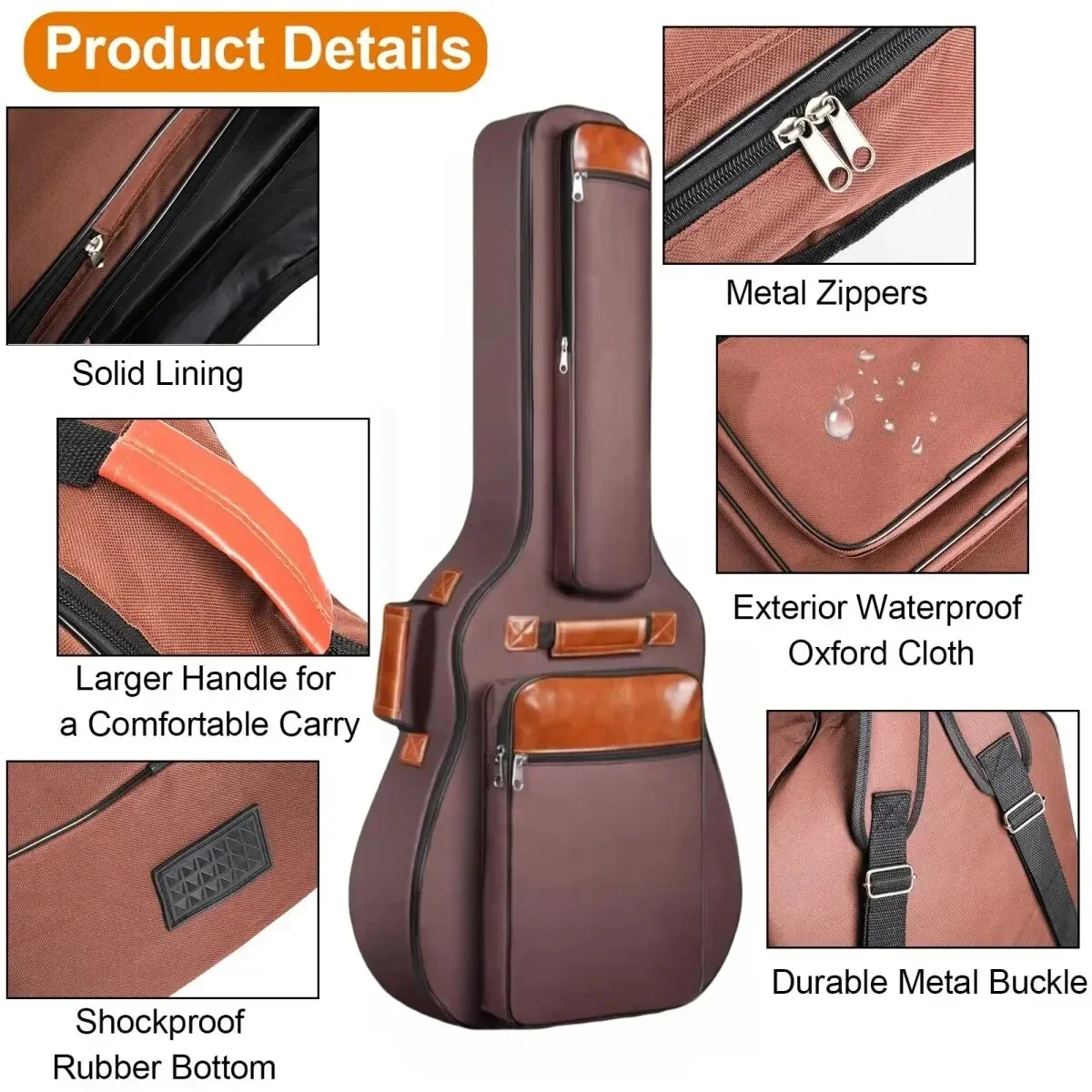 Funda para Guitarra Acústica d - Guitar Strap Padded reseña y precio