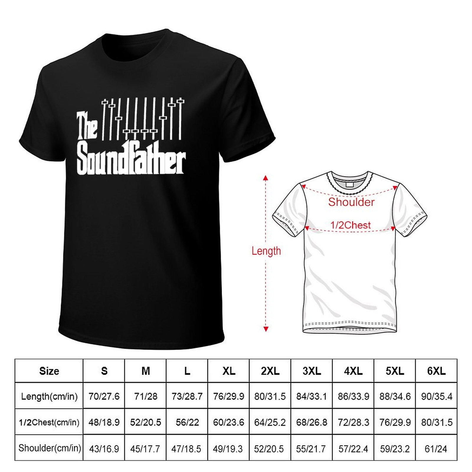 The Soundfather: camiseta con  - Audio Music Com reseña y precio