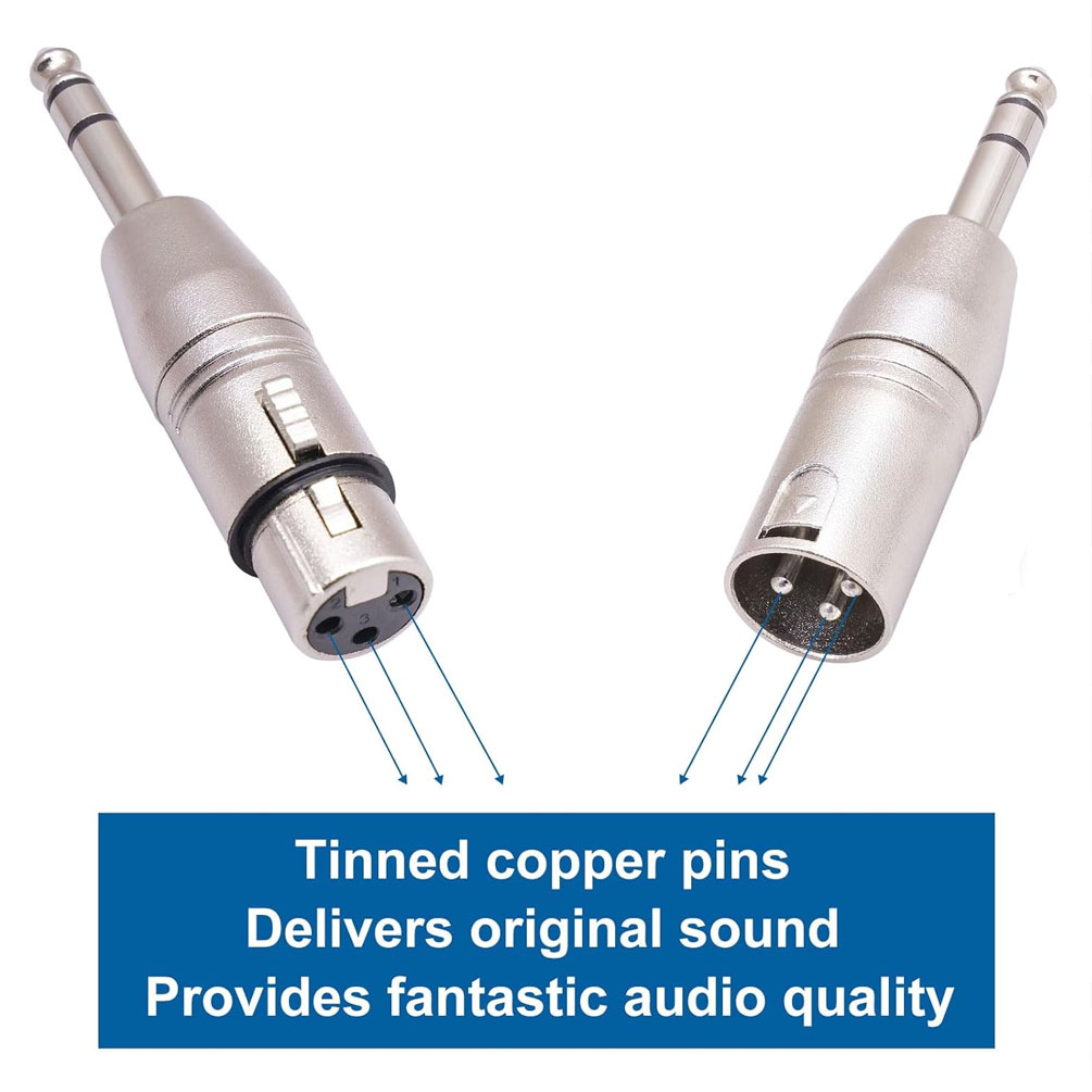 Juego de adaptadores TRS a XLR - Cable Xlr Balanced reseña y precio