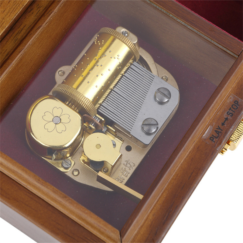 Caja de música de madera con 3 - Audio Music Com reseña y precio