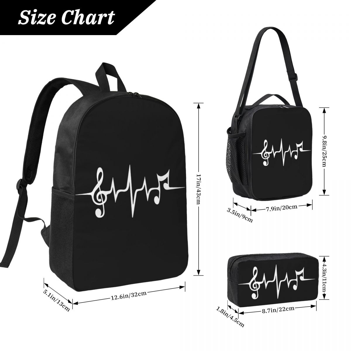 Mochila Escolar con Diseño de  - Audio Music Com reseña y precio