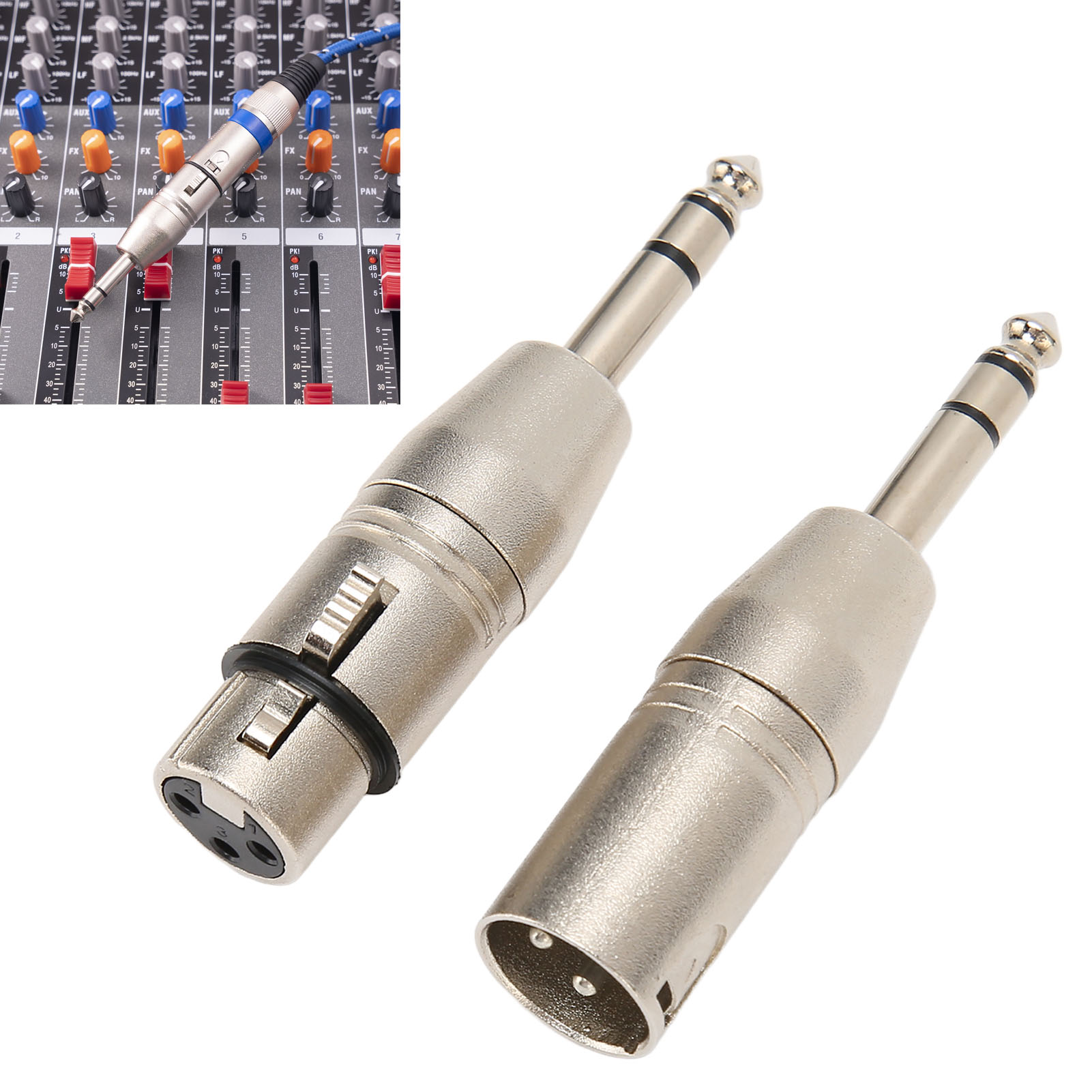 2 uds 1/4 pulgadas TRS a XLR a - Cable Xlr Balanced reseña y precio