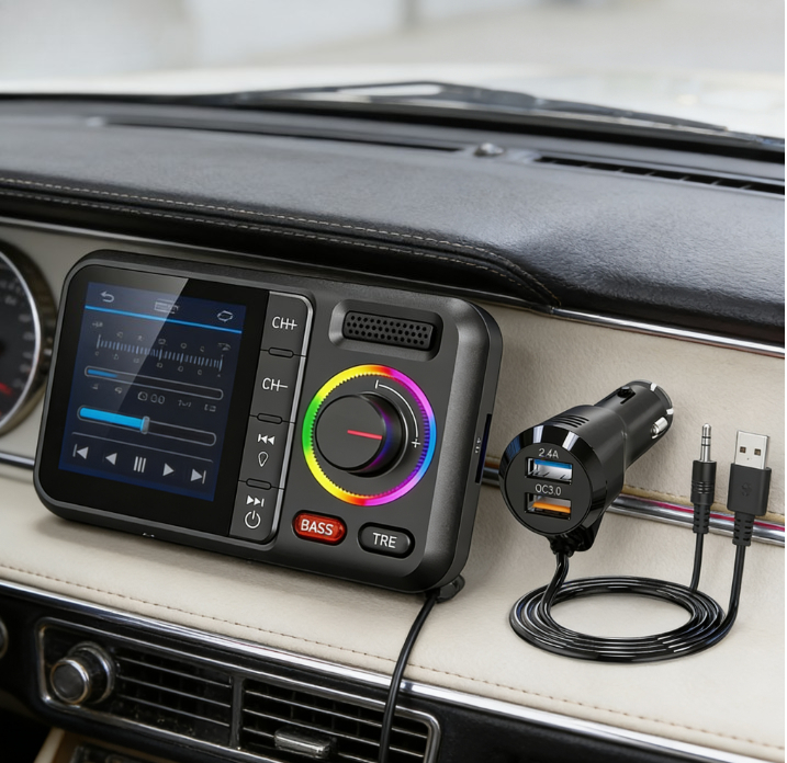 Transmisor FM Inalámbrico con  - Audio Music Mp3 reseña y precio