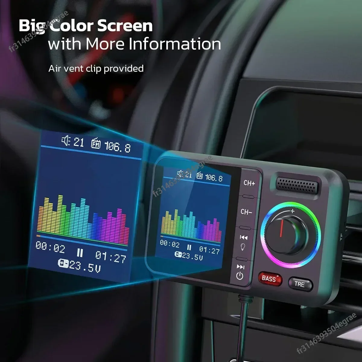 Transmisor FM Inalámbrico con  - Audio Music Mp3 reseña y precio