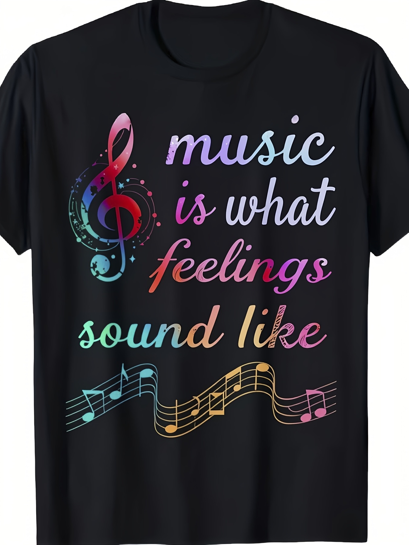 Camiseta Unisex con Estampado  - Audio Music Com reseña y precio